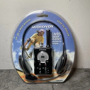 AudioVox GMRS Swoop Headset W/ FM Radio 22 Channels Sealed in Original Package - Picture 1 of 2