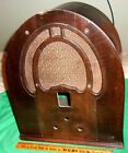 Philco 89 Wood Radio Cabinet Clean! Good Orig. Finish (1933) w/ grill cloth