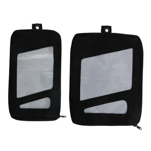 New Black Portable Surfboard Fins Storage Bag Surfing Fin Organizer Waterproof - Picture 1 of 16