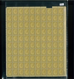Estampilla de franqueo de Estados Unidos de 1932 #713 número de placa Hoja completa 20565 como nueva - Imagen 1 de 1