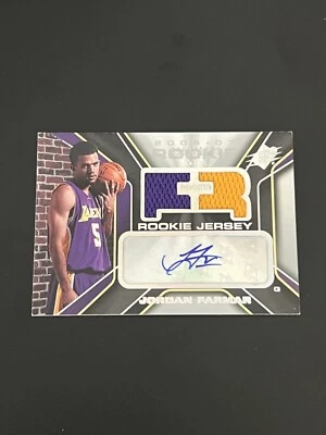 2006-07 SPx Rookie Jersey Auto /1199 Jordan Farmar #138 Rookie Auto RC - Image 1 of 2