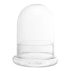 Ręcznie robiony szklany ekologiczny słoik na dzwonek - mikro wazon krajobrazowy - 12cm x 16cm