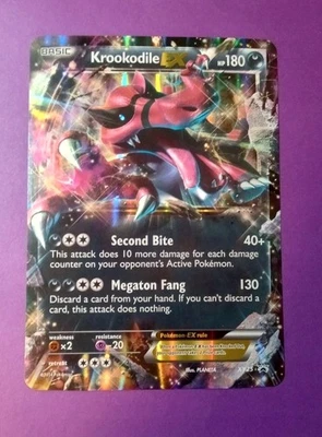 Krookodile EX XY25 Black Star Promos Jumbo Holo Pokémon - Image 1 of 4