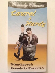 Comedy Classics Laurel& Hardy, Stan Laurel: Frauds& Frenzies, VHS 1999, New - Picture 1 of 2