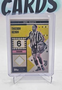2024-25 Topps Juventus Official Team Set Thierry Henry Vintage Lady Relic LR-TH - Picture 1 of 2