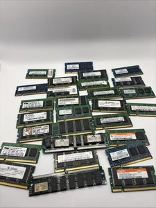 Lot of  Vintage RAM Sticks - DDR & DDR2 - Computer Memory Mixed Brands Untested - Picture 1 of 6