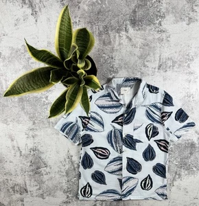 Camisa Jersey FOLK Hawaiian Sea Camp Cuello Manga Corta Talla 3 Abotonada Loca - Imagen 1 de 11
