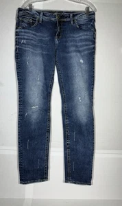 Silver Jeans Damen Sam Style Distressed Größe 32x29 - Bild 1 von 16