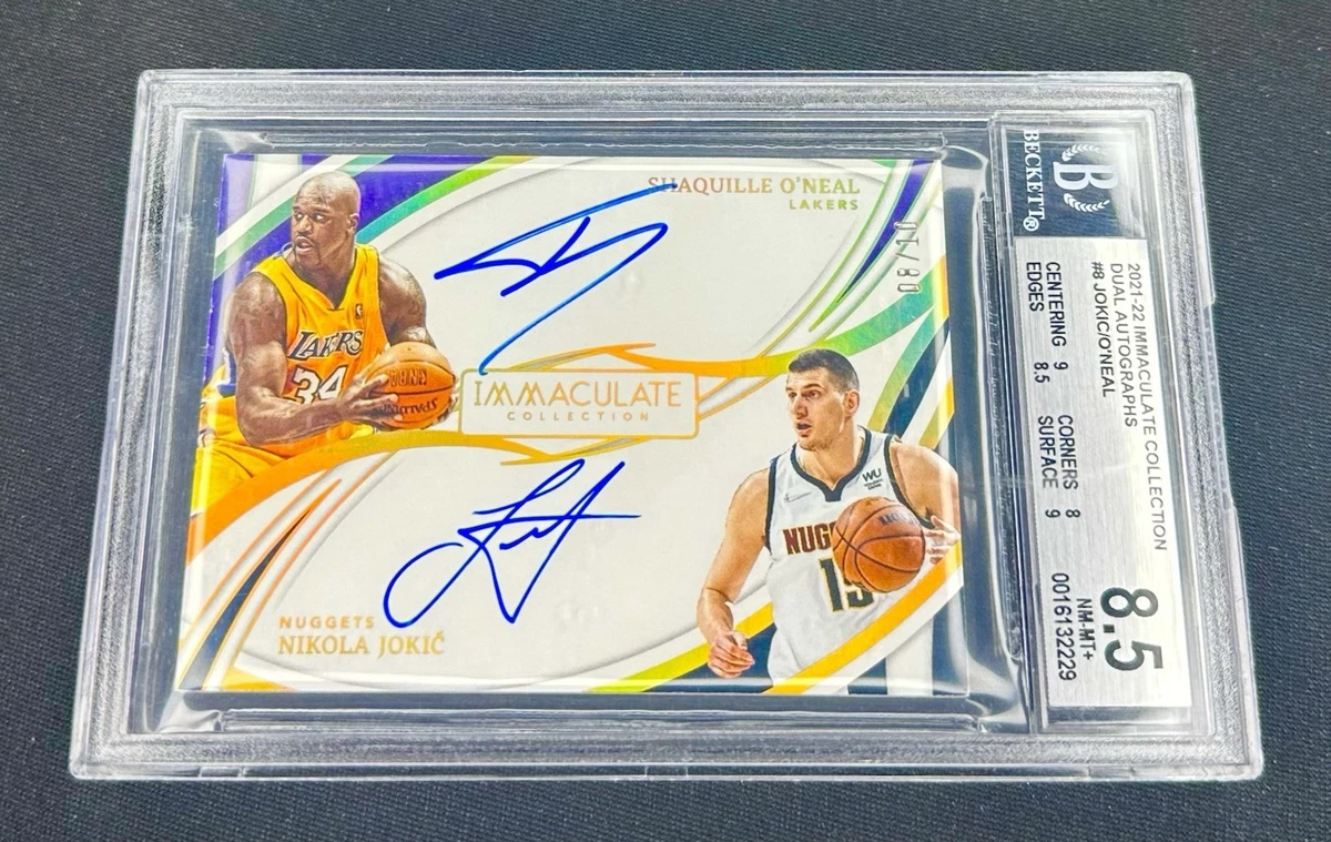 Panini Shaquille O'Neal Autographed Basketball Trading Cards
