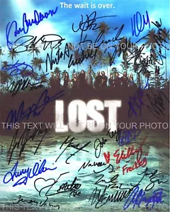 LOST TV SHOW SERIES CAST 27 SIGNED HANDSIGNIERT 8X10 RPT FOTO EVANGELINE LILLY + - Bild 1 von 1