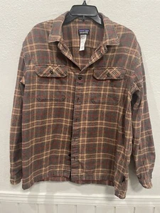 Patagonia Flanell Langarm Hemd mit Knöpfen Herren Large Bio Baumwolle - Bild 1 von 3