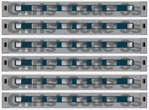 Adhesive Vinyl Coach Decals suit OO Gauge Hornby / Lima - Manchester Pullman 3pk - Picture 1 of 1
