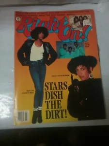 Vintage Right On/Focus Magazine March 1989 Beautifull cover - Picture 1 of 3