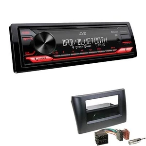 JVC KD-X282DBT Auto Radio Bluetooth DAB+ USB für Fiat Stilo 2001-2008 schwarz - Bild 1 von 5