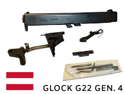 FACTORY GLOCK 22 GEN 4 .40 S&W COMPLETE SLIDE BARREL TRIGGER PARTS - Image 1 of 4