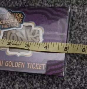 willy wonka and the chocolate factory Mini Golden Ticket - Picture 1 of 7