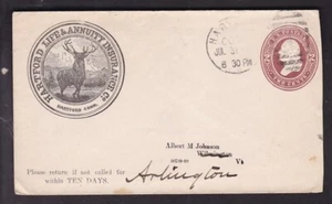 ADVERTISING - HARTFORD LIFE & ANNUITY INSURANCE CO. 1880'S, HARTFORT, CONN. - Picture 1 of 2