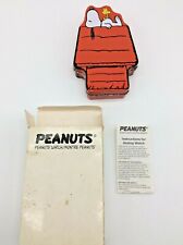 Clicks Peanuts Watch Snoopy on Doghouse Collectible Tin With Original Box  