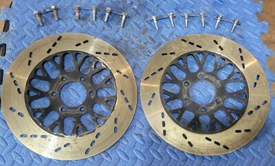 Suzuki GS750 GS 750 1980 rotores de freno delanteros rotor par discos de disco hardware fabricante de equipos originales Foto 1 de 4