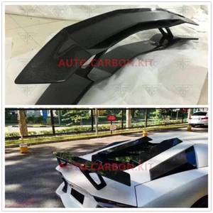Carbon Fiber Black Rear Wing Body Kit For Lamborghini LP700 LP720 NV Style - Picture 1 of 7