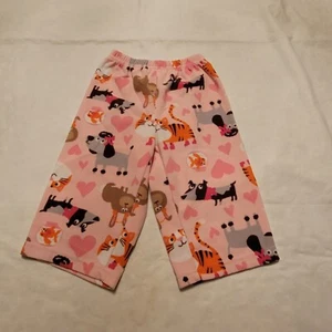 Just One You By Carter's Baby Girl Pajama Pants Pink Animal Themed 18 Months - Picture 1 of 3