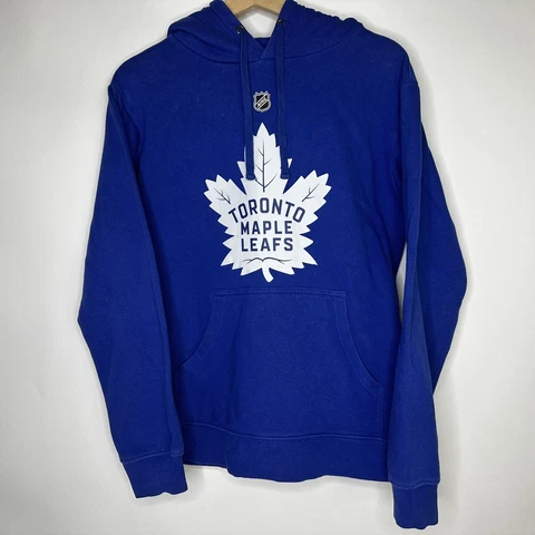 Toronto Maple Leafs Justin Bieber NHL Hoodie Hooded Sweatshirt Fanatics #06 Blue Cover