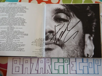 Cd Fabrizio Moro La mia Voce Autografato - Immagine 1 di 2