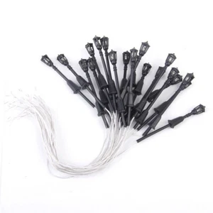 20pcs/set Plastic Antique Tower Shape LED Lamppost Sand Model Garden Park - Picture 1 of 6