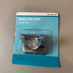 DOUBLE ROBE HOOK CHROME 1006 789 756 - Picture 1 of 2