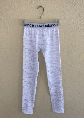 Leggings de compresión New Balance para hombre negros/blancos talla pequeña Foto 1 de 3