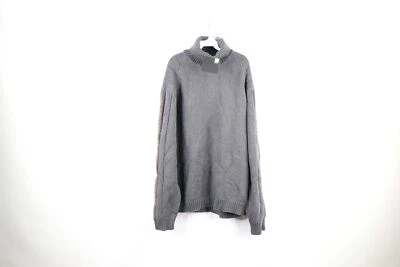 Nuevo de Colección Años 90 Marithe Francois Girbaud Hombres 2XL Peso Pesado Tejido Cuello Alto Suéter Foto 1 de 4