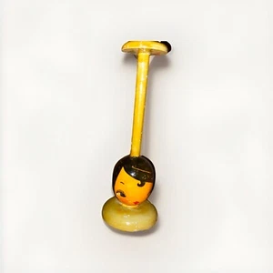 Art Deco Vintage Antique Painted Lady 1920's Hat Stand Holder Size Bell Hop - Picture 1 of 9