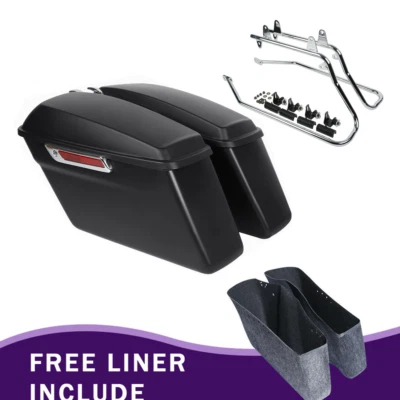 Alforjas rígidas alforjas aptas para Harley Softail Heritage Deluxe 1984-2017 Foto 1 de 4