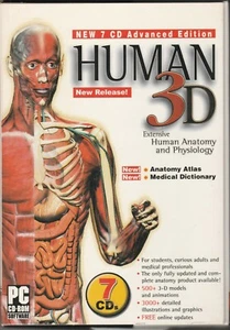Human 3D CD-ROM by Mega Systems for Windows 98 / 2000 / NT / XP - Picture 1 of 3