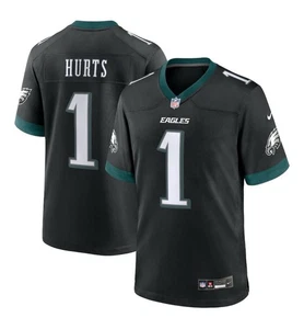 โ
 $130 Philadelphia Eagles Jalen Hurts Nike Alt Black NFL Game Jersey Men 2XL ๐ฏ - Picture 1 of 16