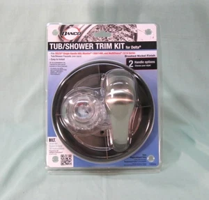 TUB SHOWER TRIM KIT for Delta Brushed Nickel Danco #10004 NEW 2 Handles - Picture 1 of 10