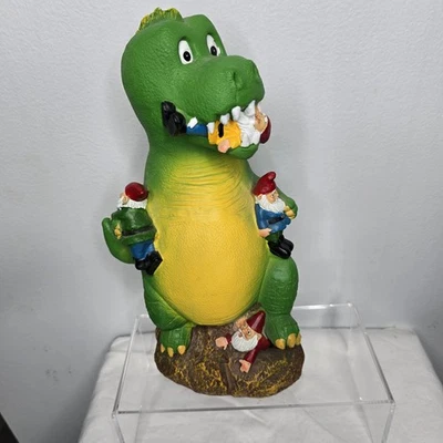 Jardín Gnomo Dinosaurio Fantasía Hogar y Jardín Miniatura Estatua 10.5 Pulgadas Resina Foto 1 de 4