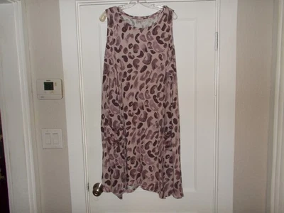 Vestido sin mangas LOGO Lounge by Lori Goldstein púrpura claro talla 3X Foto 1 de 4