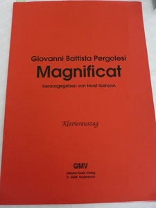 Giovanni Battista Pergolesi: MAGNIFICAT Klavierauszug - Gehann-Musik-Verlag - Bild 1 von 2