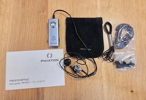 Phiaton Noise Cancelling Bluetooth Earphones Black PS 210-BTNC TESTED! - Picture 1 of 2