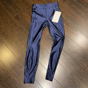 NWT! Lululemon Satin Shine High-Rise Tight 25" Women’s Size 2 Club Blue - Picture 1 of 10