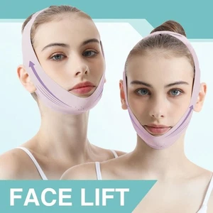 Breathable Face Lifting Belt Resuable Facial Lifting Strap Skin Care - Picture 1 of 9