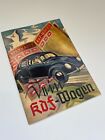 German 1930s Volkswagen VW Beetle Sales Brochure & Information Book Re-Print.