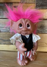 Vintage 1977 Thomas Dam Pirate Troll Doll 9 Inch Made In Denmark Swivel Head