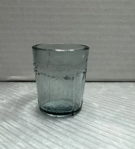 Rare HEMINGRAY GLASS Co. vintage seamed blue SHOT GLASS 1920s antique - Picture 1 of 9
