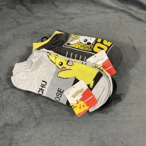 Pokemon Crew Socks 2 Pack Of 5 Pairs (Fits Size 4-10 Youth) Pokemon Variety - Picture 1 of 5