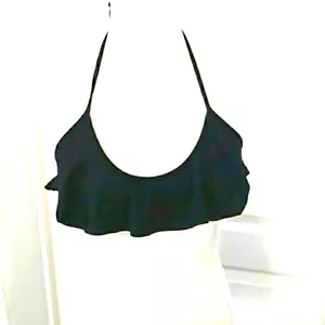 Traje de baño de bikini con volantes negros de Victoria's Secret pequeño - Imagen 1 de 5