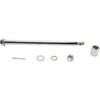 1986-1999 Harley-Davidson Softail FL FX Chrome Rear Axle Kit Drag Specialties - Image 1 of 3