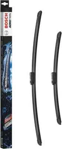 2x Wiper Blades (Pair) Flat / Aero type fits AUDI A6 C7 Front 10 to 18 Set Bosch - Picture 1 of 3