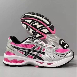 Nuevo Mujer Asics Gel Kayano 14 'Plata Rosa Negro' Color 【1201A019-700】 - Imagen 1 de 5